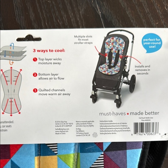 Skip Hop Colorful Stroller Liner - Picture 3 of 3